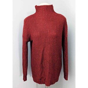 TROUVE (Nordstrom) rust red chunky fall sweater size small womens
